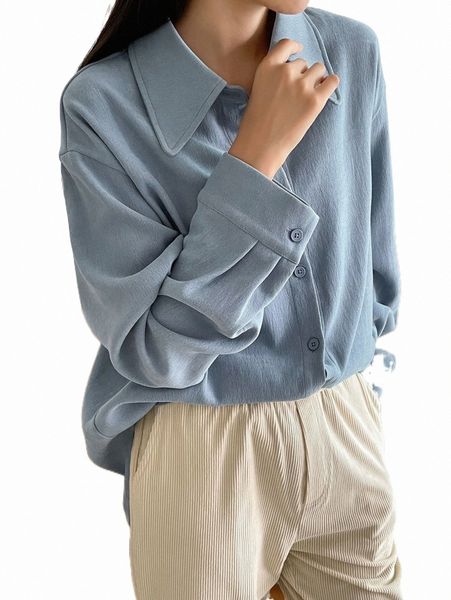 

women's blouses & shirts dazy solid drop shoulder shirt 522w#, White