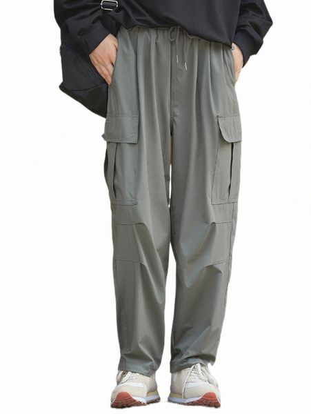 

women's pants & capris dazy drawstring waist flap pocket cargo pants e2sd#, Black;white