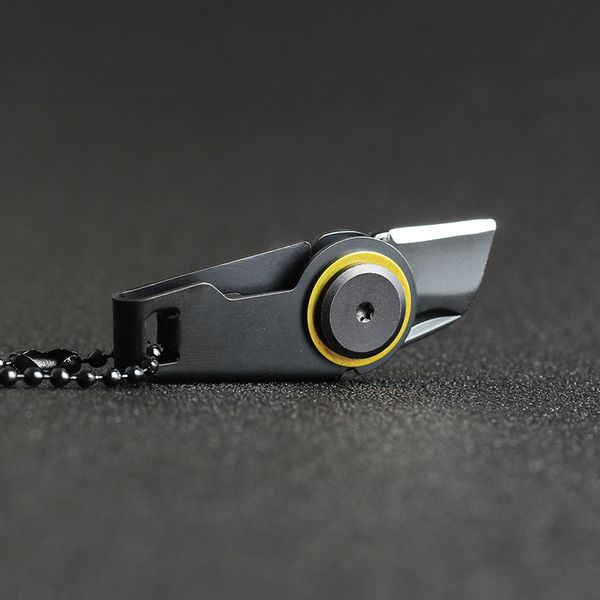 

outdoor gadgets mini zipper utility knife outdoor-survival edc gadget keychain pendant pocket knife