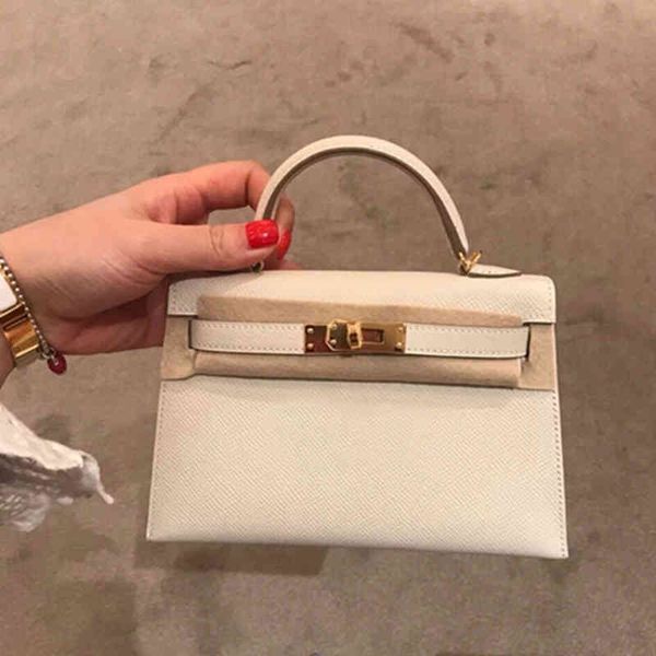 

bags bags herme designer women 2022 second kelys generation bag trend shoulder slant cross portable leather women's bag palm grain cowh