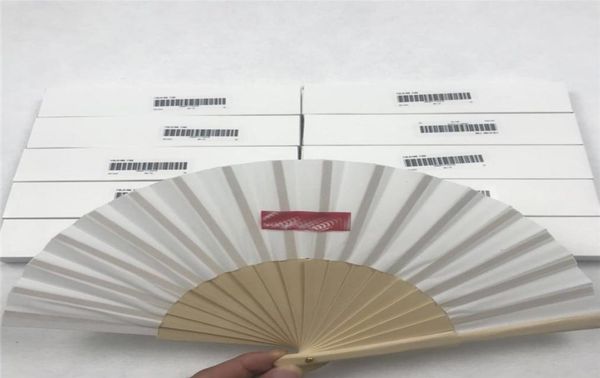 

folding fan outdoor paper fan cloth hand fan diy performance dance props fi