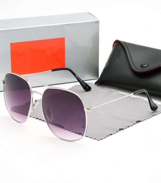 

luxury designer sunglasses of women men 3599 metal frame mirror glass lens, White;black