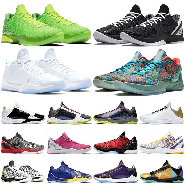 

mamba 6 mens basketball shoes protro prelude mambacita grinch think pink 5 alternate bruce lee del sol big stage laker lakers outdoor traine