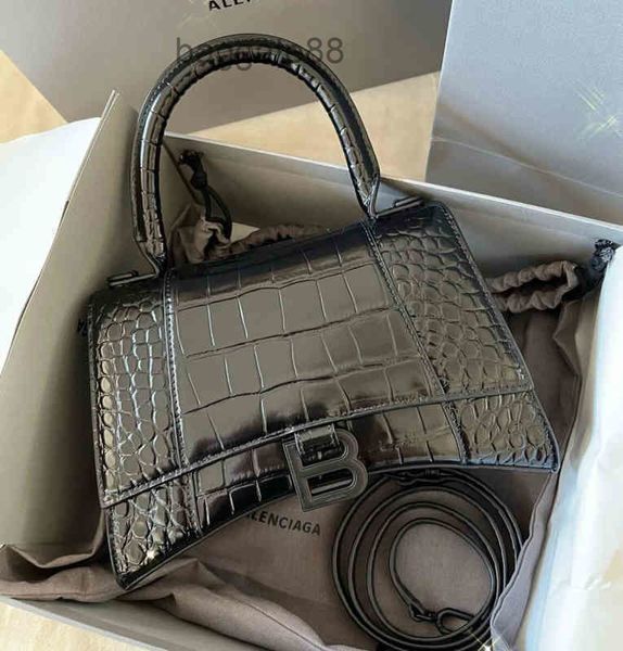 

bags designer balencigass bag handbags women's bag leather star's women's b-shaped messenger 2022 versatile b family hourglas