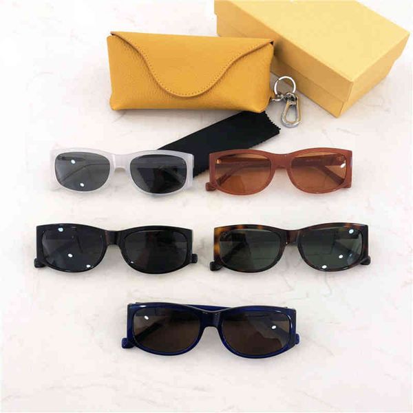 

sunglasses luo yijia oval frame street s net red ins same sunglasses lw40048 d7qf, White;black