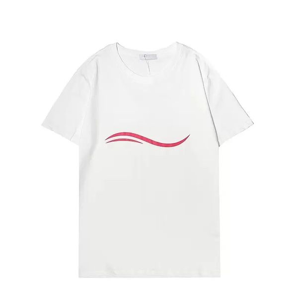 

mens designer t shirt waves design tee shirts men women lovers t-shirts fashion senior cotton high streetwears summer short sleeve tees tshi, White;black