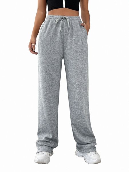 

women's pants & capris drawstring waist slant pocket sweatpants r3px#, Black;white