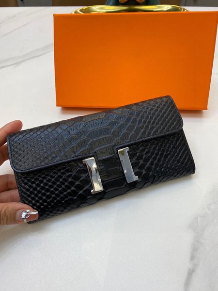 

women's wallets fashion designers purse cluth men's wallet classic card holder cheque book original box genuine leather size 19cm, Red;black