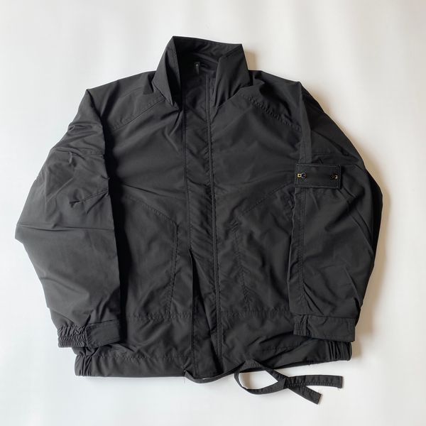 

the new stone 22 stand-up collar jacket is available for men and women, Black;brown