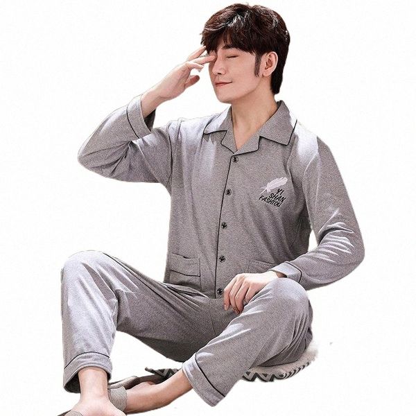 

men's sleepwear men's sleepwear loose pajamas suit nightwear men cotton nightgown sleep set pyjamas 2021 2pcs robe home clothes in, Black;brown