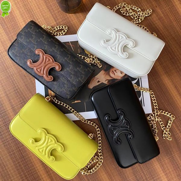 

designer clutch bag purses ladies handbags 2022 new leather women's triumphal chain method