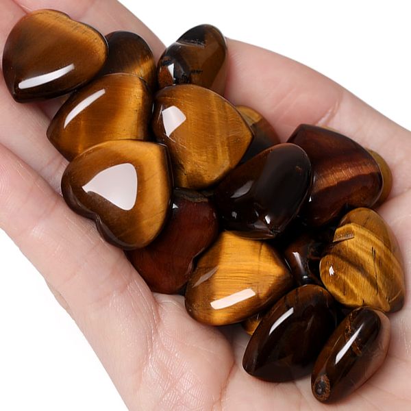 

stone tigers eye natural heart healing crystal thicken polished love shaped stones palm gemstones set bk wholesale reiki ene vipjewel amcsp, Black