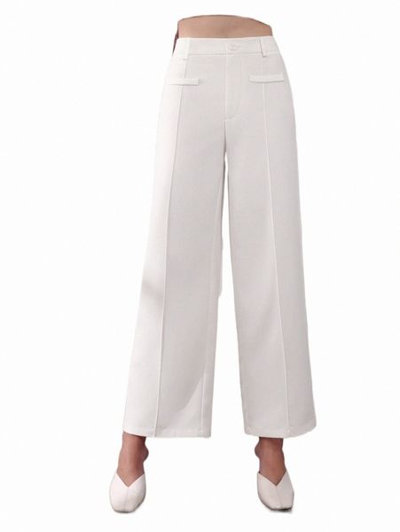 

women's pants & capris mod high waist straight leg pants 56gu#, Black;white