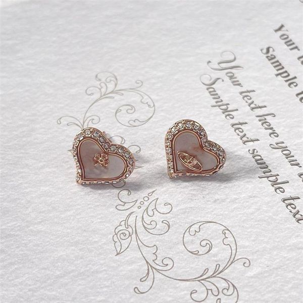 

stud charm west queen saturn earrings wood star vivi niche zircon earrings 925 silver needles diamond set planet metal wind 1 1 earring257n, Golden;silver