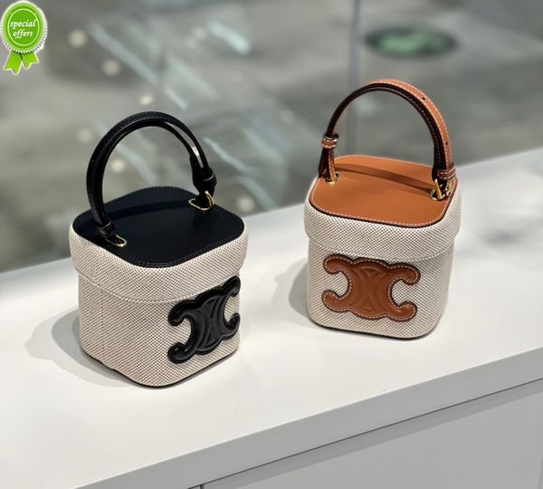 

designer clutch bag purses ladies handbags 2022 seasons new fashion three-dimensional triumphal canvas bucket