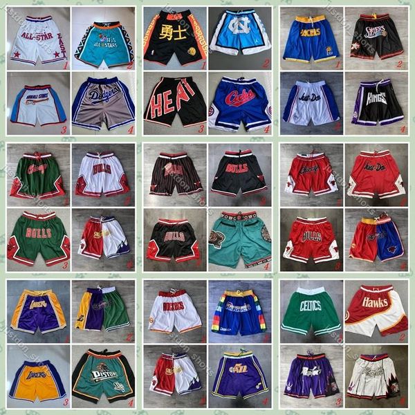 

college wear men luka doncic doncic westbrook 13 harden jokic 27 murray young irving just don basketball shorts size s, Black