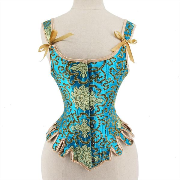 

renaissance corset vintage gothic bustiers women vest hourglass waist, Black;white