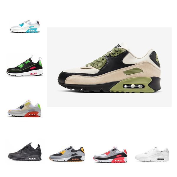 

designer running shoes for men 90 trainer women foam runners foams runner sneaker white black infrared colorways futura cushion golf laser b