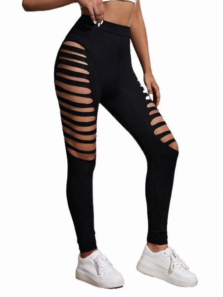 

women's shorts ladder cut out leggings 2022 new i8pf#, White;black