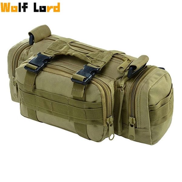 

outdoor bags military tactical shoulder camping hunting hiking waist edc pack molle 3p chest pouch nylon army backpacks 220905
