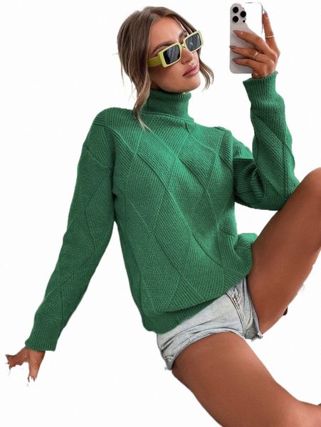 

women's sweaters turtle neck drop shoulder sweater w4f3#, White;black