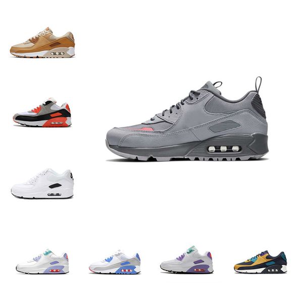 

soft sole designer running shoes for men 90 trainer women sneaker white black infrared colorways futura cushion chaussures golf laser blue b
