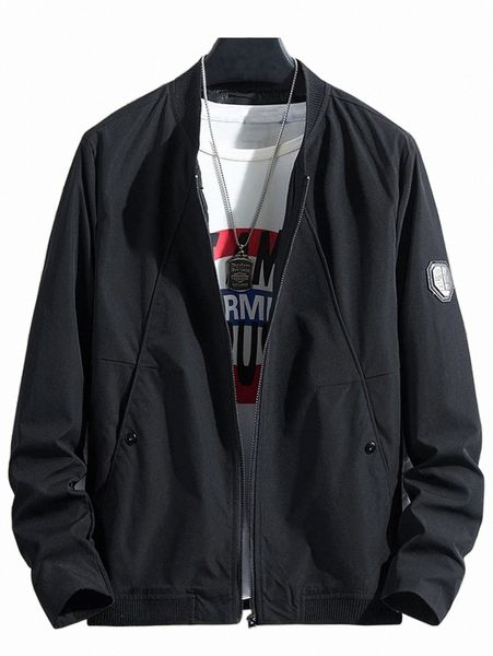 

men's jackets men letter patched bomber jacket without tee z0hs#, Black;brown