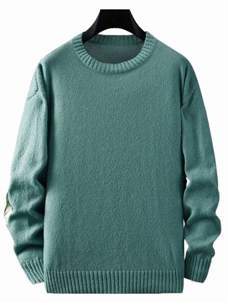 

men's sweaters men solid drop shoulder sweater k8o8#, White;black