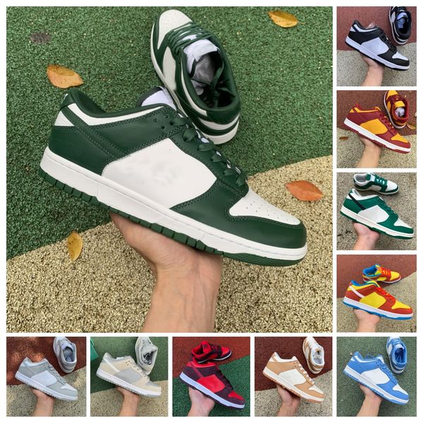 

michigan dunks low casual shoes dunksb mens women triple panda black white wolf grey fog unc archeo pink midas gold chlorophyll rose whisper