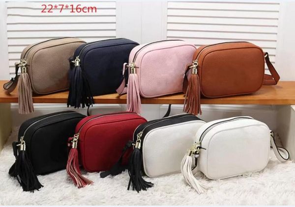 

designer handbags wallet handbag women handbag bags crossbody soho bag disco shoulder bag fringed messenger purse 22cm 8 colors black