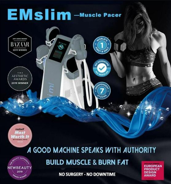 

hiemt emslim muscle building body contouring shaping machine 12 teslas hiems rf stimulate muscle salon equipment