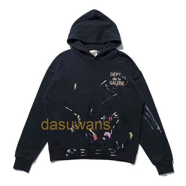 

designer shirts 2023 galleryes dept mens fashion out of brand los angeles letter print hip hop large short sleeve t-shirt k94z 420z, Black