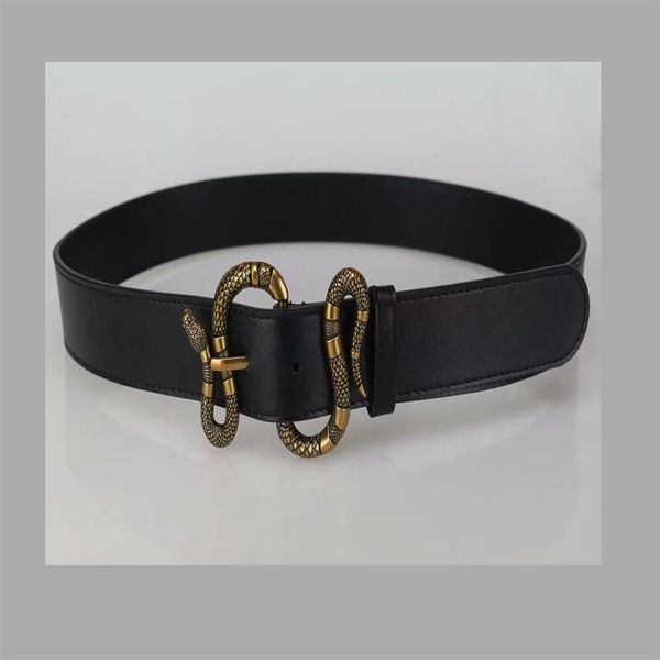 

selling new mens womens snake black belt genuine leather business belts pure color belt snake pattern buckle belt for gift 5z7q206w, Black;brown