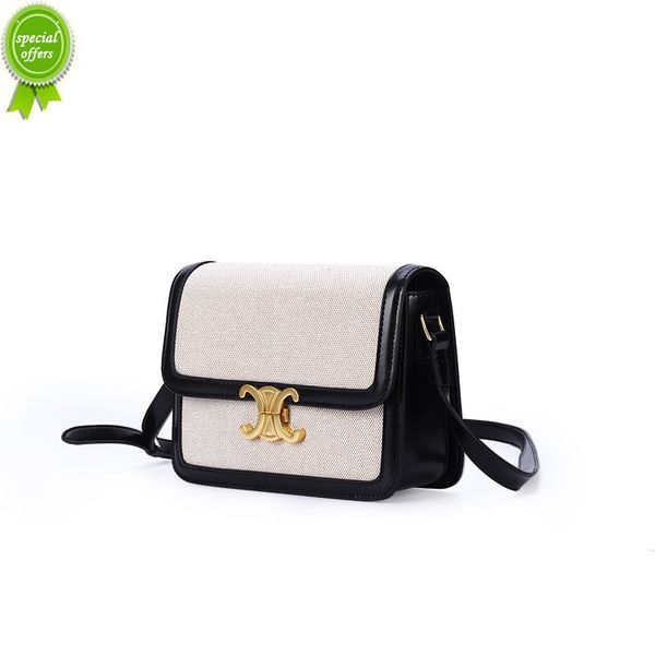

designer clutch bag evening clutches luxury handbags triumphal arch canvas leather 2022 shoulder msenger small burnt sugar black
