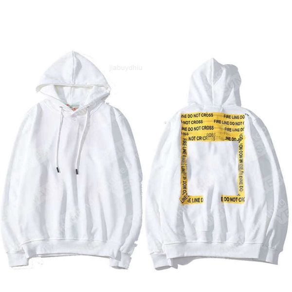 

men's hoodies designer luxury classic arrowhead lines katoen hip hop heren hoodie couples of black white print men and women hooded 6z4