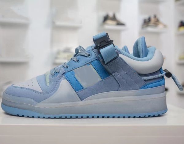 

shoes running forum buckle low bad bunny blue tint sneaker trainer