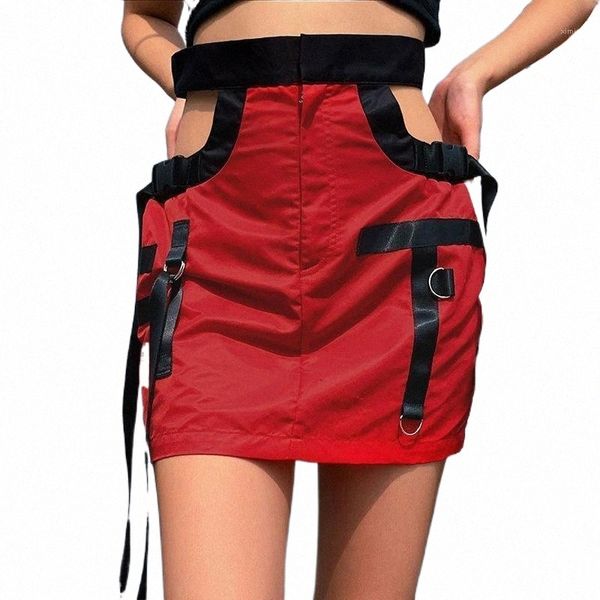 

skirts skirts hollow ribbon half-length skirt for women's wear in autumn s9le#, Black