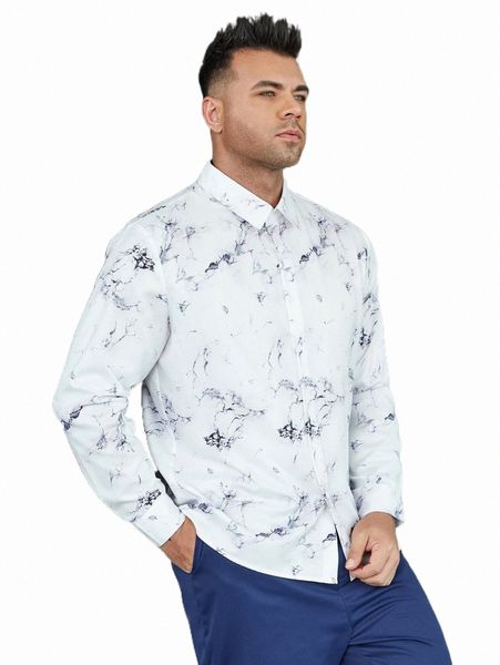 

men's casual shirts extended sizes men graphic print shirt b4pi#, White;black