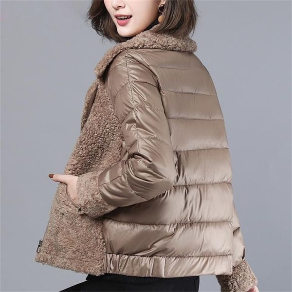 

women's down parkas jackets winter jacket coats korean style woman aesthetic puffer long clothes female clothing coat down parka women&, Black