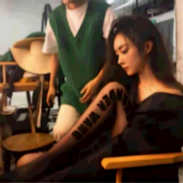 

socks & hosiery silk stockings women's trendy black letters flocking anti scratch show thin alexander pantyhose, Black;white