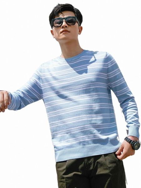 

men's sweaters men stripe pattern sweater 2022 new 70sh#, White;black