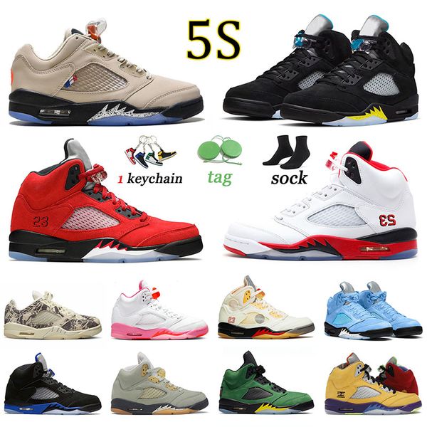 

jumpman 5 5s v basketball shoes fashion racer blue aqua unc offs white low psgs expression easter concord sneakers green bean jade horizon p, White;red