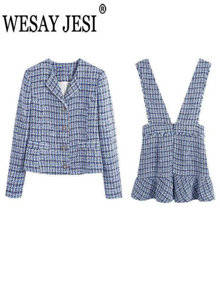 

suit wesay jesi womens blazer set jeweled button woven blazer j220813, White;black