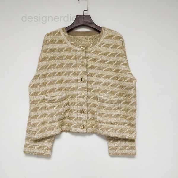 

women's sweaters designer fadan autumn winter 2021 new women's wear small fragrance tweed knitted cardigan sweater short coat 6ylw, White;black