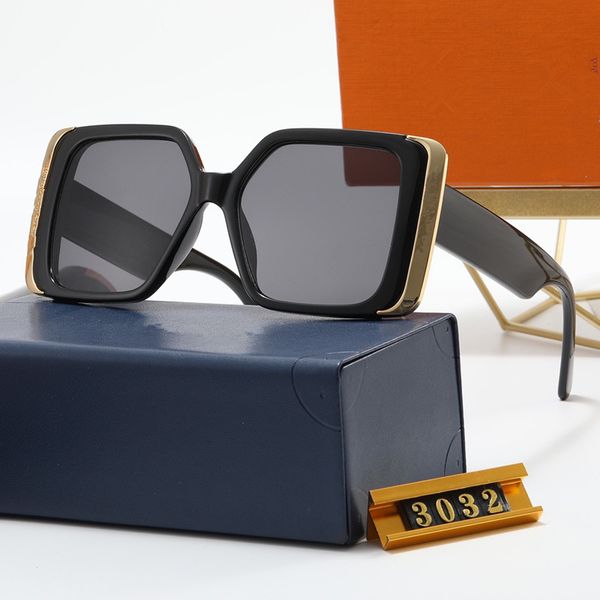 

2022 brand designer sunglasses little bee fashion new metal large frame luxury sung lasses for women retro men and high-end glasses uv400, White;black
