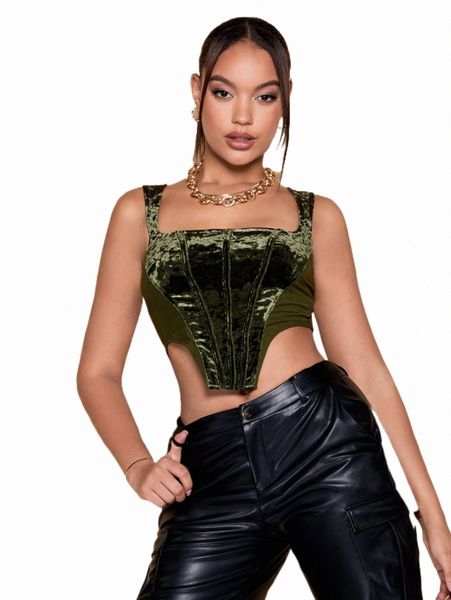 

women's tanks & camis bae asymmetrical hem velvet tank a33c#, White