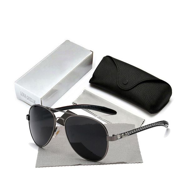 

aviation metail frame mirror sunglasses men color rays sun glasses pilot male driving with logo 8037g21, White;black