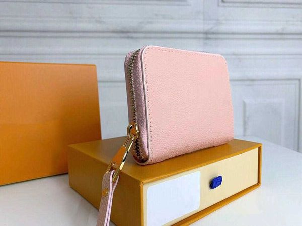 

evening bags women original box purses luxury real leather multicolor short wallet card holder holders single classic pocket designer