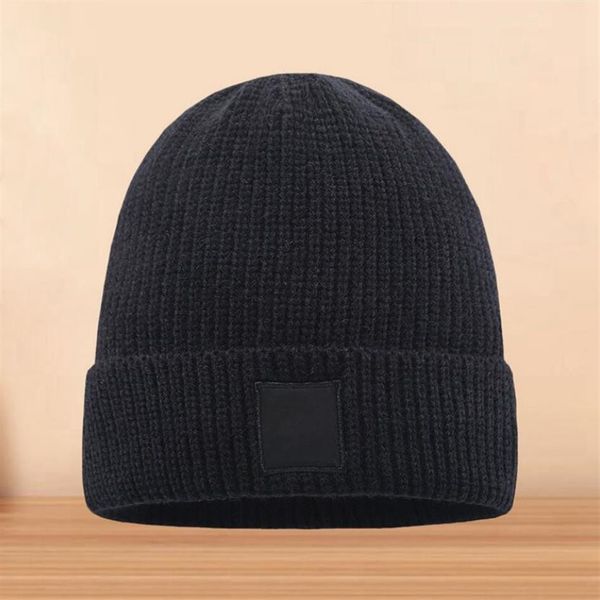 

beanie knit hat autumn winter outdoor men knitted hat hip-hop skull caps embroidery badge skullies warm man sport gorros women knitwear2801, Blue;gray