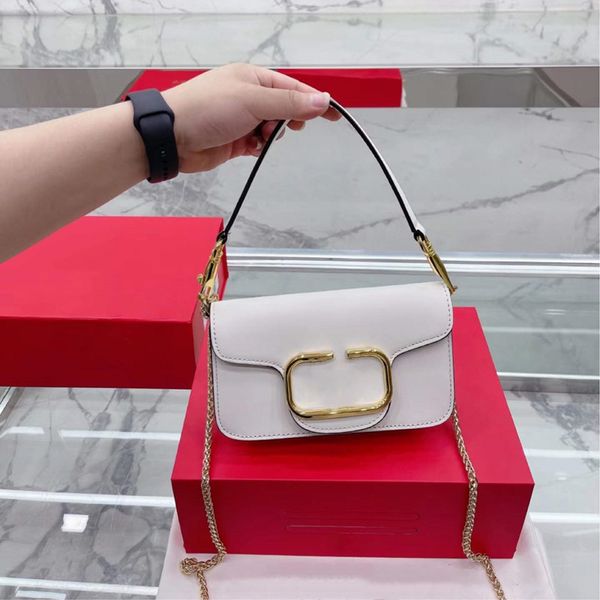 

designer bags Loco Chain Bags luxury handbag woman crossbody tote bag fashion lady casual handbags cute purse baguette 5A 2 size, 20*13cm-red(l0g0)